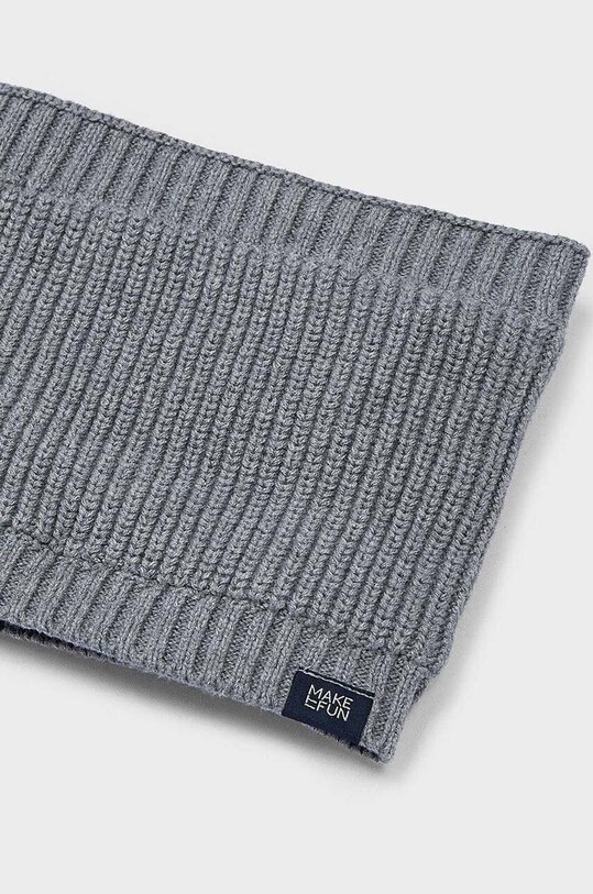 Детский хлопковый снуд Mayoral 10819.5C.Szaliki.9BYH серый AW24