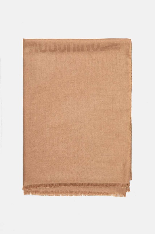 Moschino eșarfă de lână M2943.3232 maro AW25