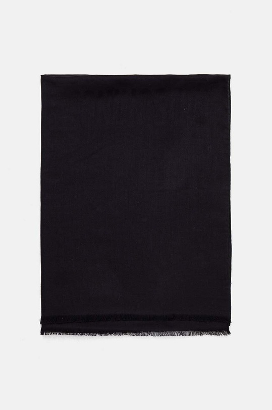 Moschino eșarfă de lână M2943.3232 negru AW25