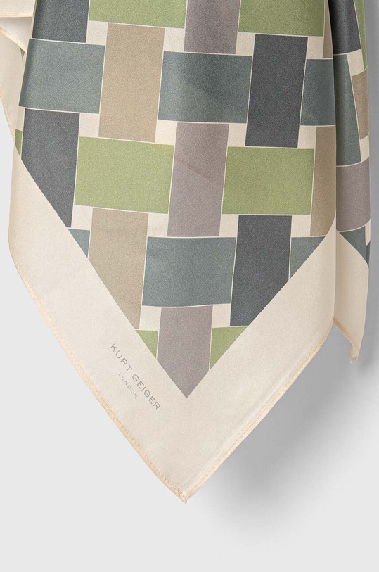 Kurt Geiger London apaszka jedwabna LG SQUARE SCARF multicolor 2098528469