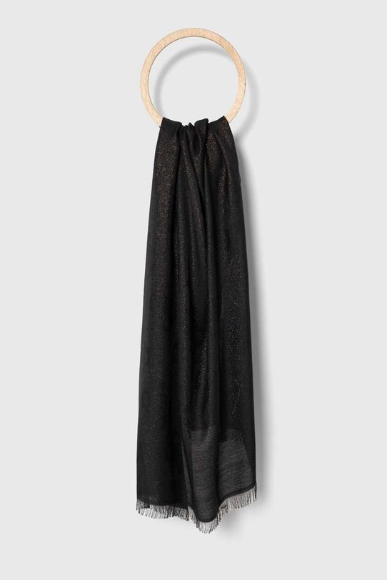 Шарф Guess TWILLER тканина чорний AW5149.POL03