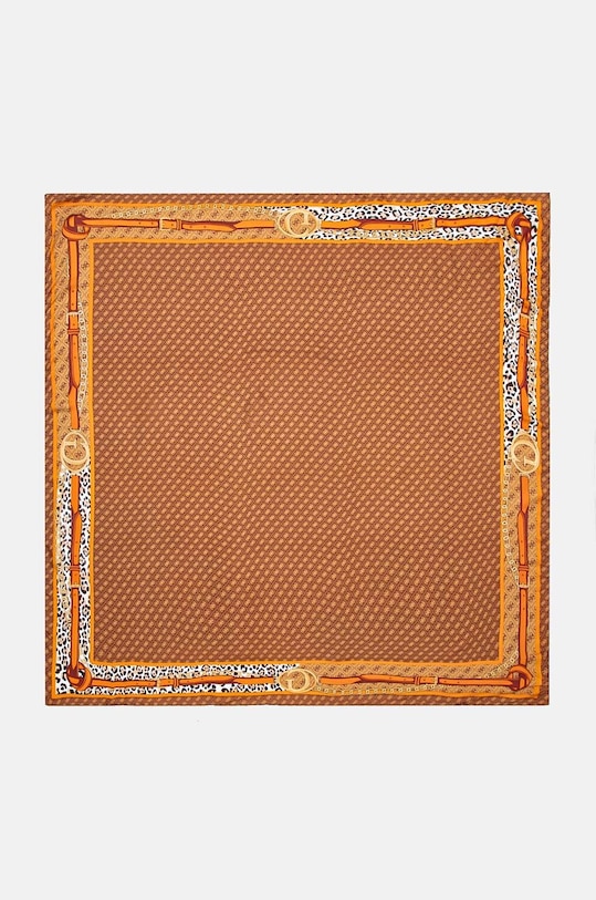 Guess chusta NOELLE tkanina brązowy AW5134.VIS03