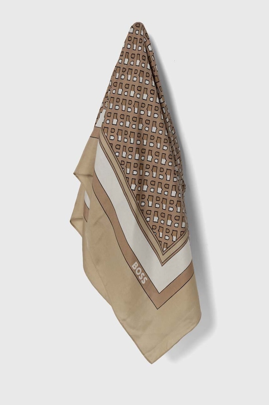 BOSS esarfa de matase matase bej 50521128