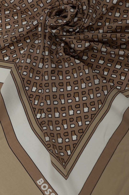 BOSS esarfa de matase 50521128 bej AW24