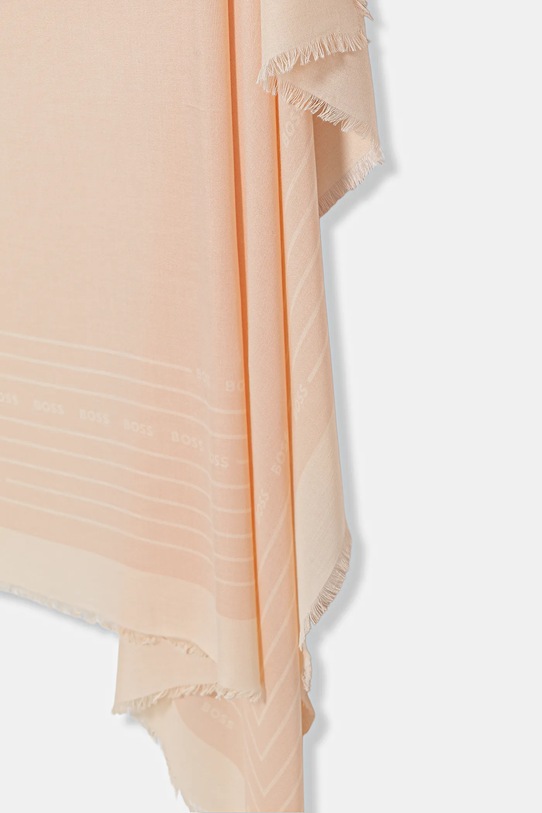 Akcesoria BOSS chusta z domieszką jedwabiu Laik 50521800 pomarańczowy