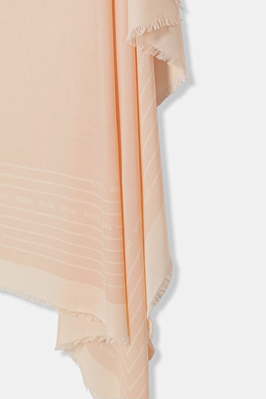 Akcesoria BOSS chusta z domieszką jedwabiu Laik 50521800 pomarańczowy