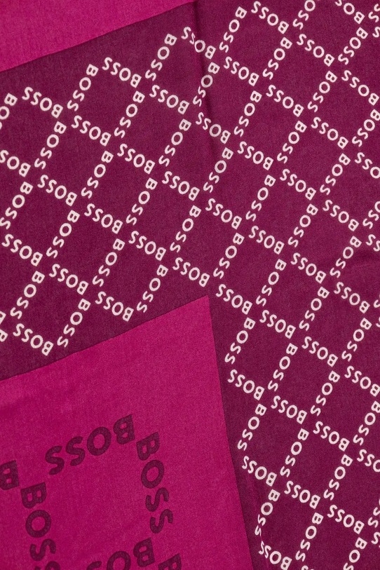 BOSS eșarfă de mătase Laik 50521800 violet AW25