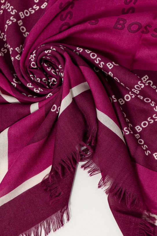 Accesorii BOSS eșarfă de mătase Laik 50521800 violet