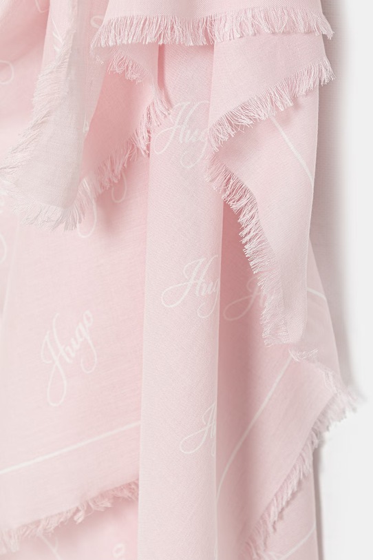 HUGO хустка жіноча Alycia 50517680 рожевий SS26