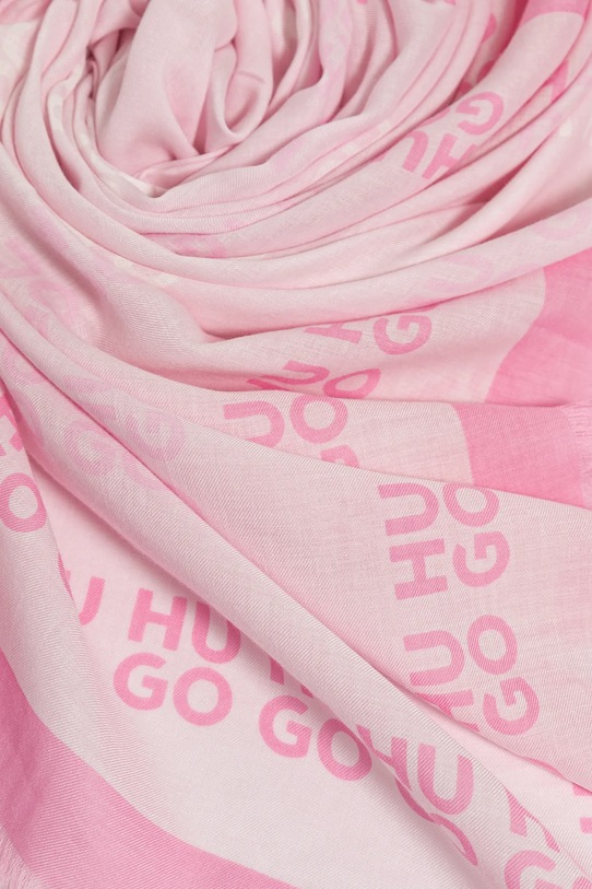 Akcesoria HUGO chusta 50517680 różowy