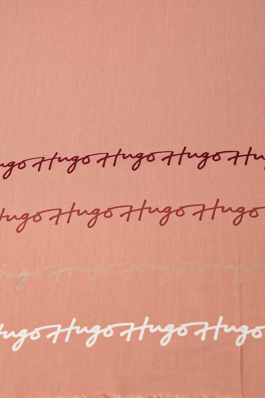 Σάλι HUGO Bashinah 50517680 πορτοκαλί SS26