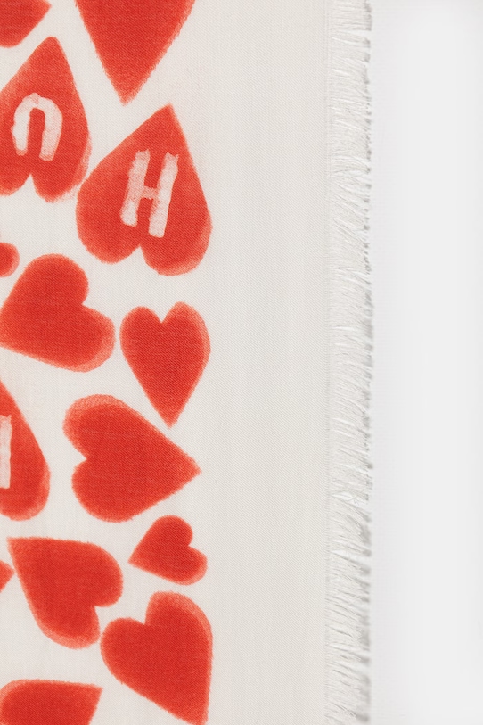 HUGO chusta Alycia 50517680 czerwony AW25