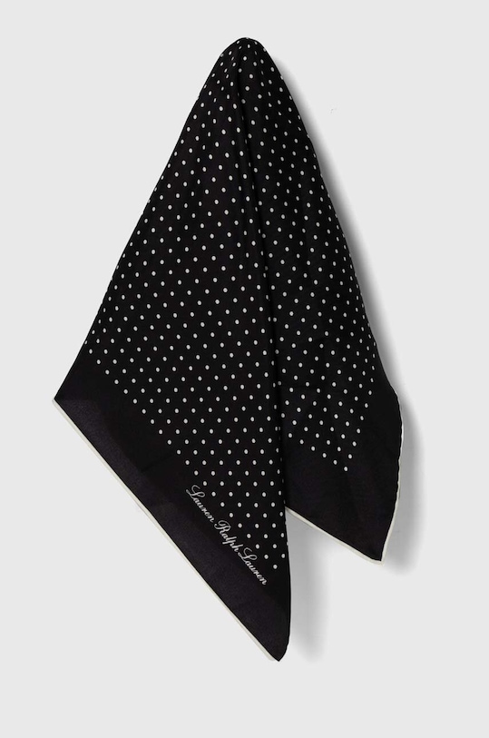 Lauren Ralph Lauren esarfa de matase matase negru 454953615