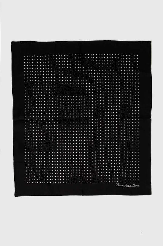 Lauren Ralph Lauren esarfa de matase 454953615 negru AW24