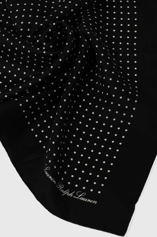 Accesorii Lauren Ralph Lauren esarfa de matase 454953615 negru