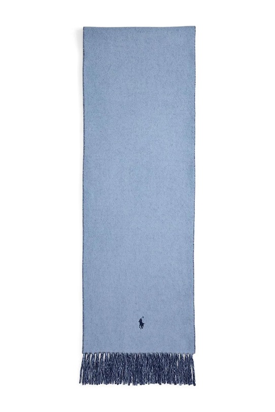 Vlněná šála Polo Ralph Lauren pletenina námořnická modř 455954371