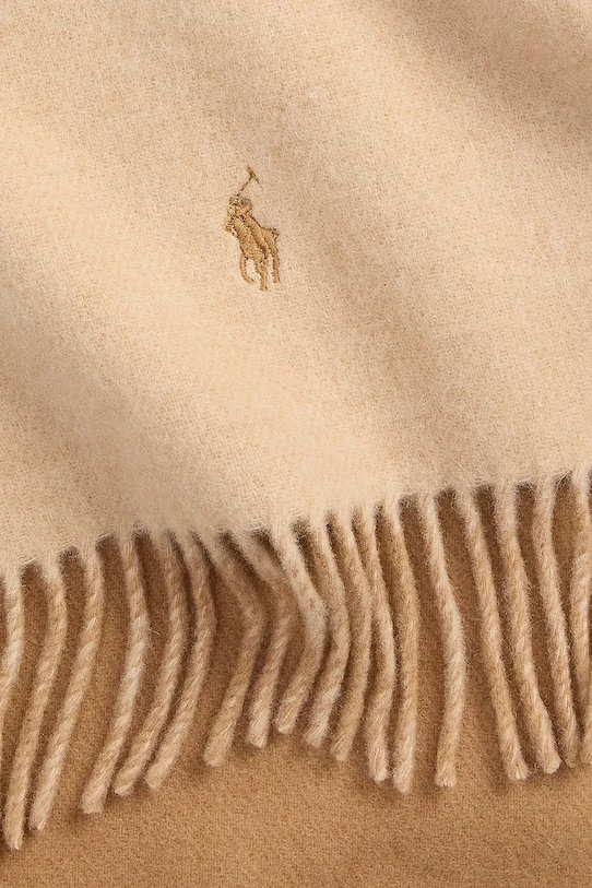 Akcesoria Polo Ralph Lauren szalik wełniany 455954371 beżowy