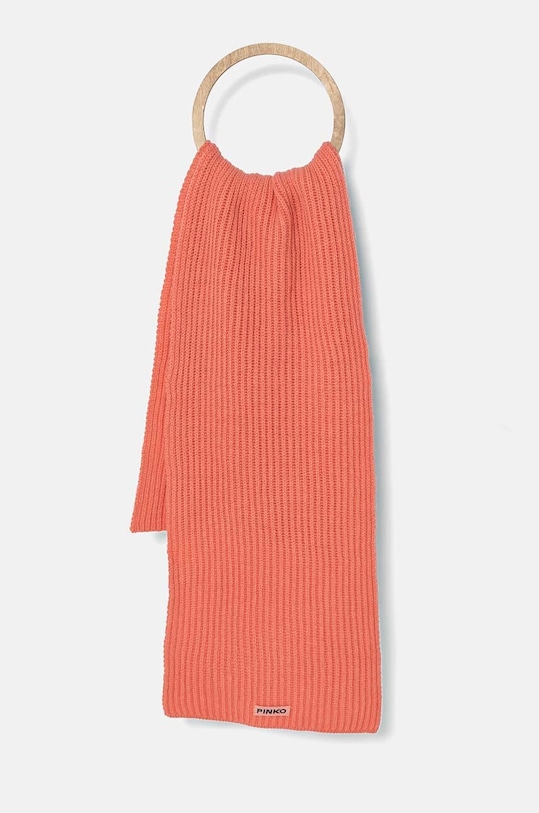 Вовняний шарф Pinko вовна помаранчевий 104490.A1CH