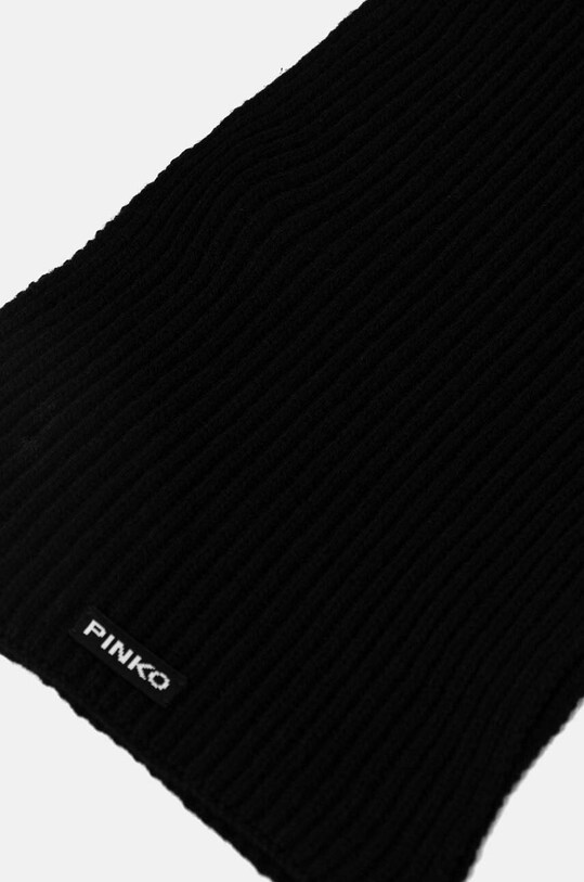 Шерстяной шарф Pinko 104490.A1CH чёрный AW24