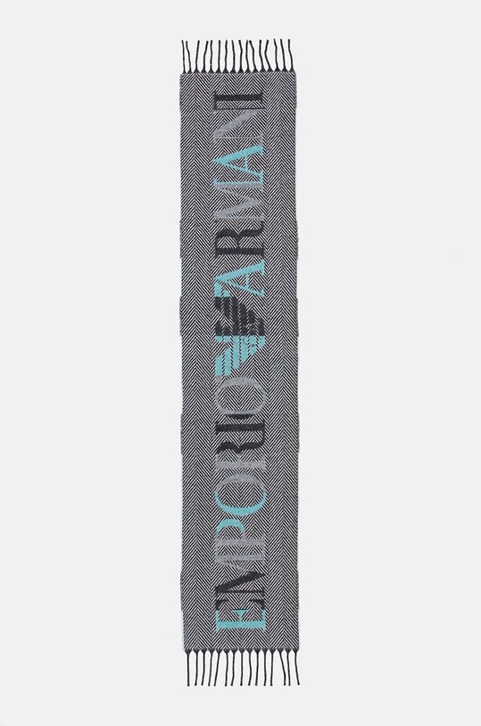 Kratki vuneni šal Emporio Armani vuna crna 635002.4F300