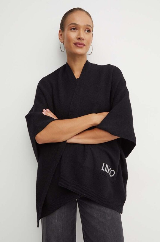 Liu Jo poncho czarny 2F4016.M0300