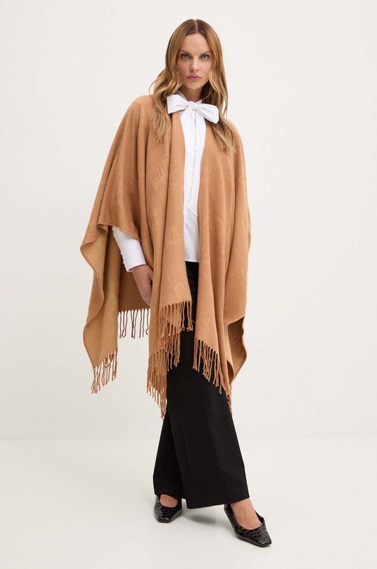 Πόντσο Liu Jo 2F4022.T0300 μπεζ AW24