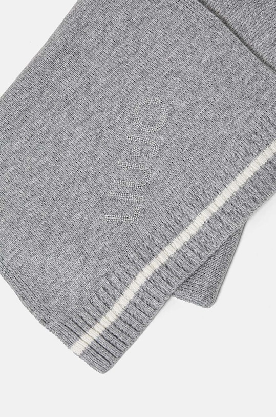 Šátek z vlněné směsi Liu Jo TF4296.MS55L šedá AW24