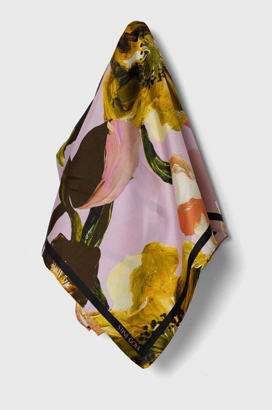Stine Goya apaszka jedwabna tkanina multicolor SG5984