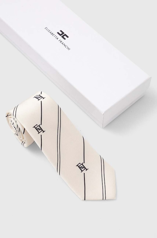 Elisabetta Franchi nyakkendő CR02L46E2 bézs AW24
