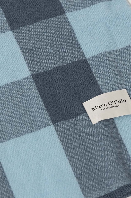 Marc O'Polo szalik wełniany 408803002169 niebieski AW24