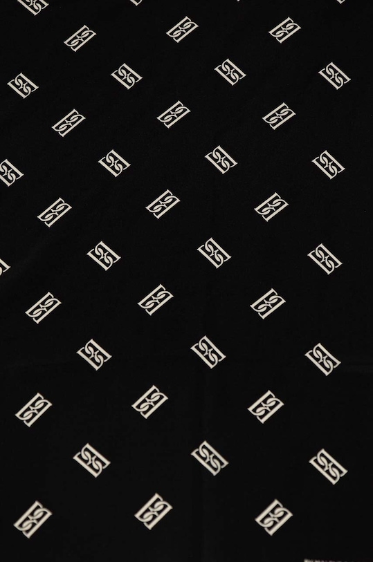 Hedvábný kapesníček By Malene Birger MONNIS Q70130019 černá AW24