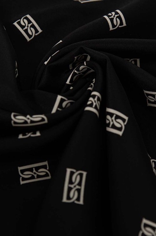 Doplňky Hedvábný kapesníček By Malene Birger MONNIS Q70130019 černá