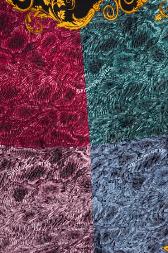 Hodvábna šatka Versace Jeans Couture 77HA7H02.ZG313 viacfarebná AW24