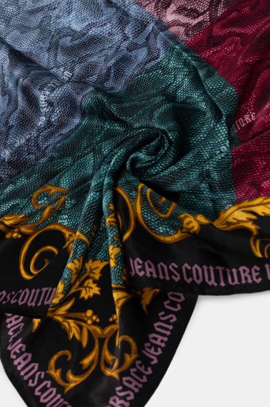 Akcesoria Versace Jeans Couture apaszka jedwabna 77HA7H02.ZG313 multicolor