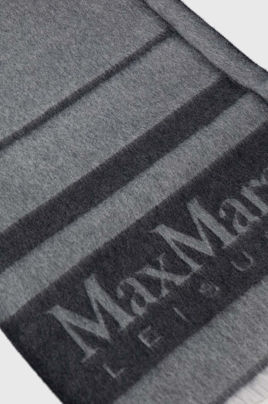 Akcesoria Max Mara Leisure szalik wełniany 2426546028600 szary