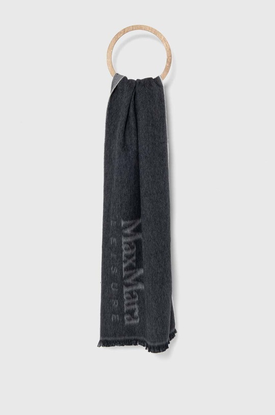 Max Mara Leisure esarfa de lana panza gri 2426546028600