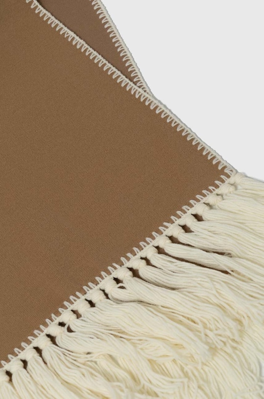 Luisa Spagnoli szalik wełniany MUSIC 58427 beżowy AW24