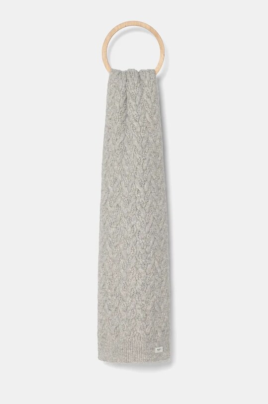 Pepe Jeans fular WALLIS SCARF tricotaj gri PL060195