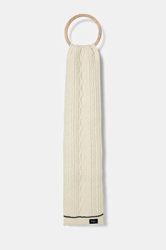 Pepe Jeans szalik WANDA SCARF melanż beżowy PL060199