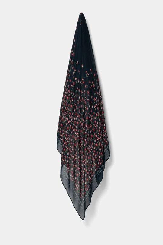Ruta Pepe Jeans WOODY SCARF Tkanina mornarsko modra PL110689