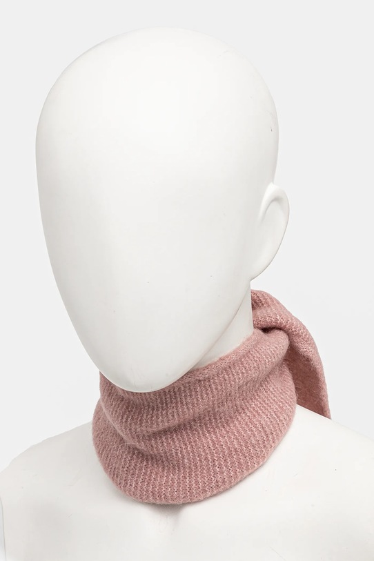 Vlněný šátek Samsoe Samsoe SANOR F24300122 růžová AW24