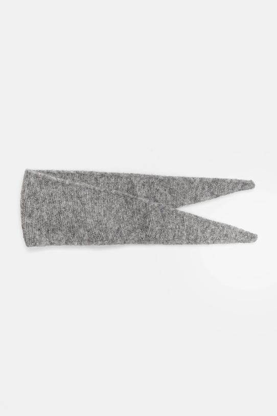 Samsoe Samsoe scialle in cotone SANOR maglia grigio F24300122