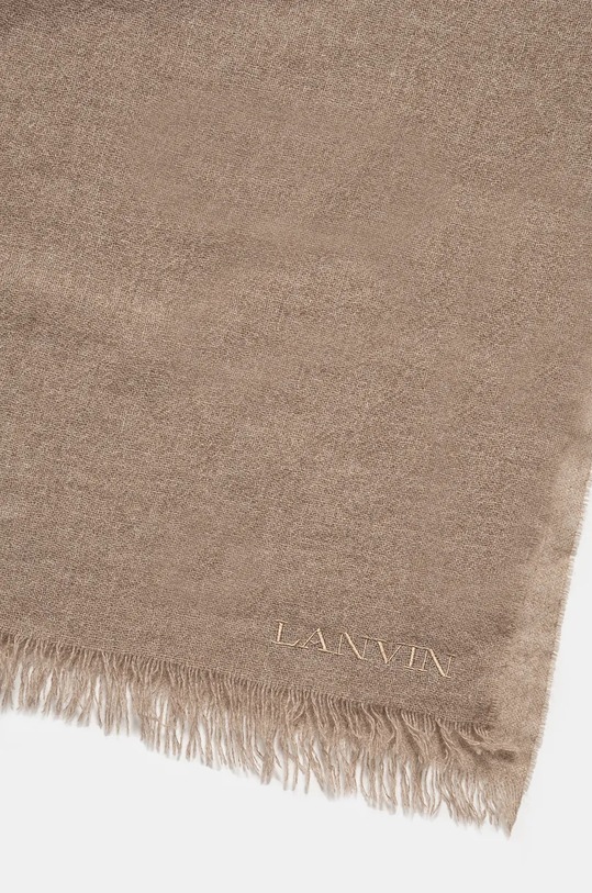 Кашеміровий шарф Lanvin 6L5018.U7746 бежевий AW24