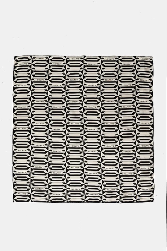 Lanvin esarfa de matase 6L9090.SS173 negru AW24