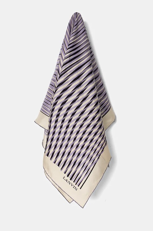 Lanvin esarfa de matase matase violet 6L9090.SS183
