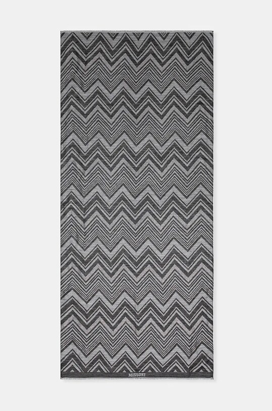 Шарф с примесью шерсти Missoni с добавлением шерсти серый SAXRWMD9892