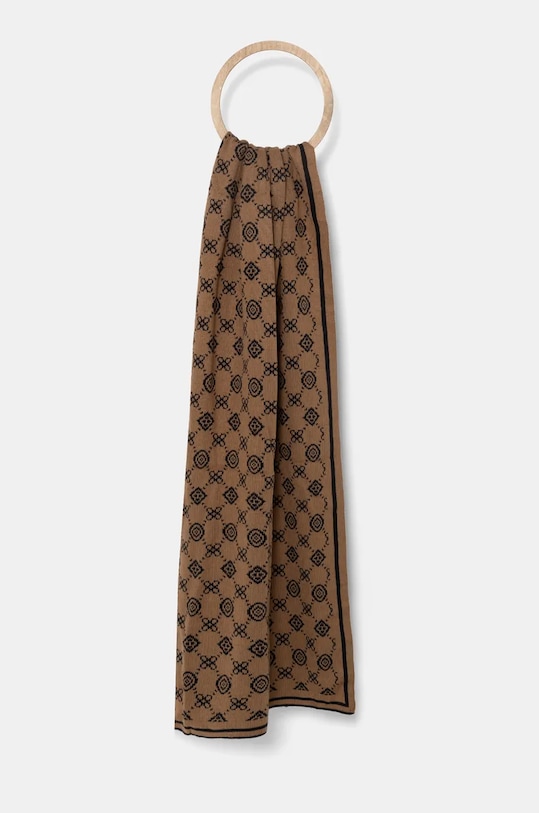 Šála Aldo EBONNA pletenina hnědá EBONNA.280