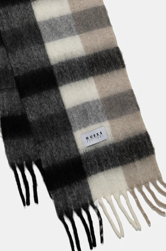 Šátek z vlněné směsi Guess AW5221.POL03 černá AW24
