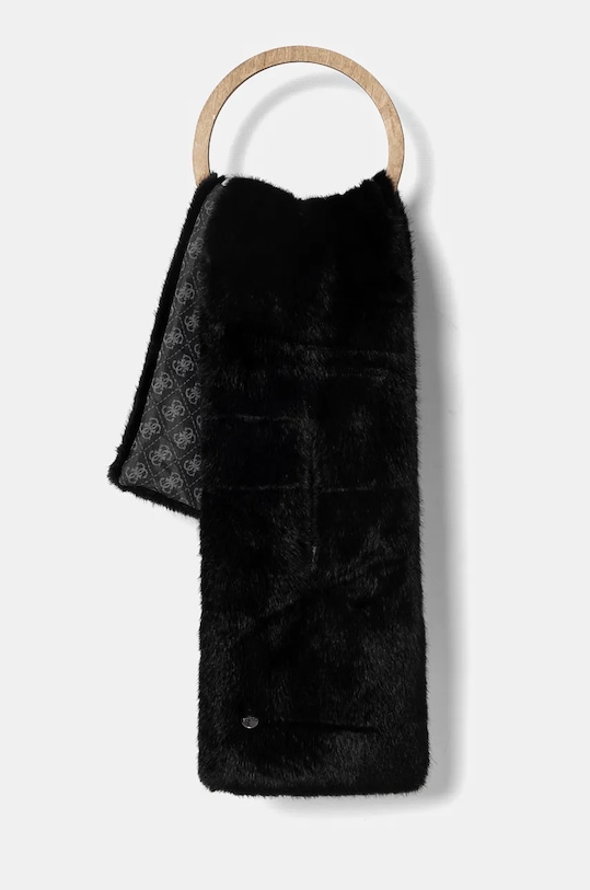 Šála Guess hladký černá AW5207.POL03