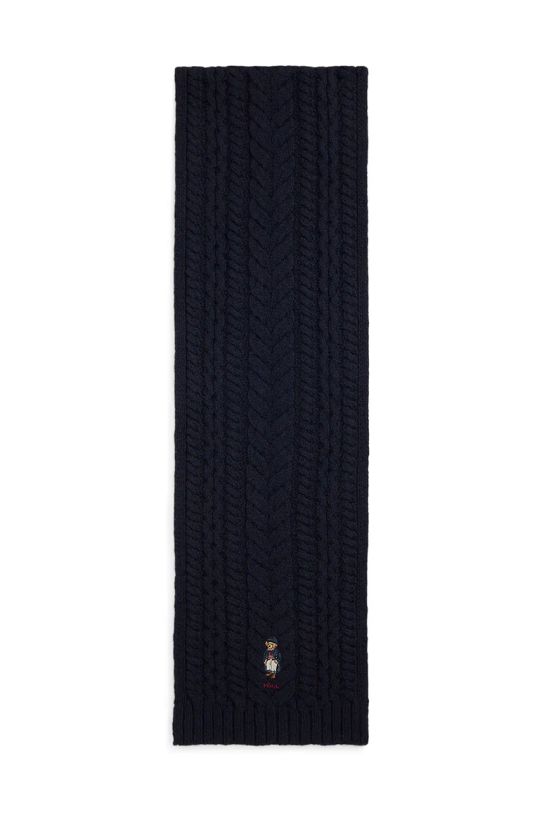 Polo Ralph Lauren wool scarf 455961992 navy AW24